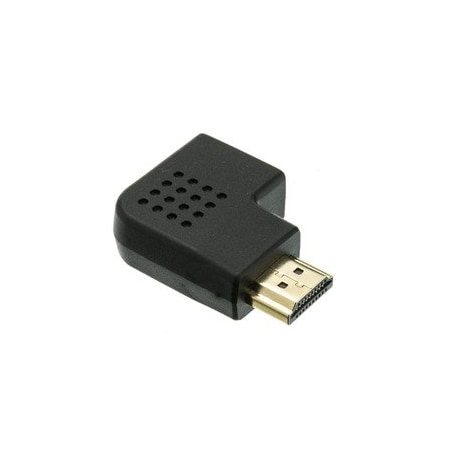 Cable Wholesale HDMI High Speed Horizontal 90 Degree Elbow Adapter - Right, HDMI Type-A Male to HDMI Type-A 30HH-50250